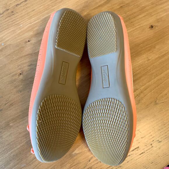 Cliffs White Mountain Womens Sz 8W Shoes Cheryl Tangerine Ballet Flats Summer - Picture 8 of 13
